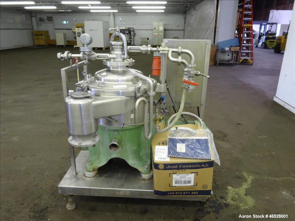 Used: Westfalia SA-14-47-076 Desluger Disc Centrifuge