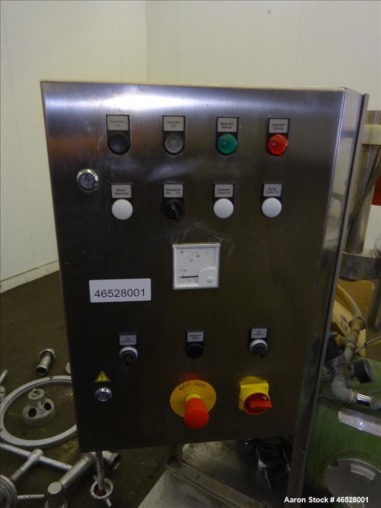 Used: Westfalia SA-14-47-076 Desluger Disc Centrifuge