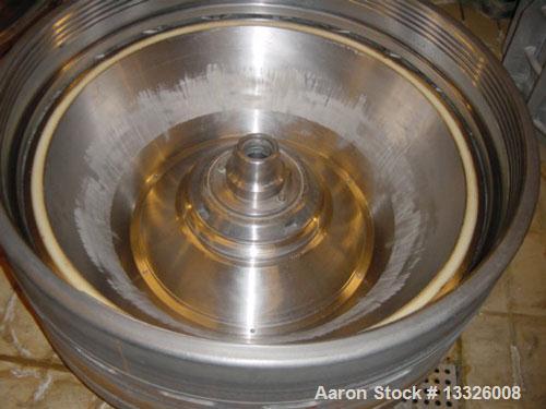 Used-Westfalia SA-160-06-177 Desludger Disc Centrifuge.  Material of construction is stainless steel on product contact part...