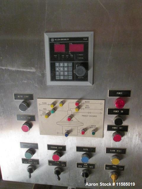 Used- Stainless Steel Westfalia Desludger Disc Centrifuge, SA-19-06-076 