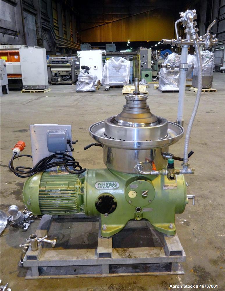 Used Westfalia SA-20-03-076 Desludger Disc Centrifuge