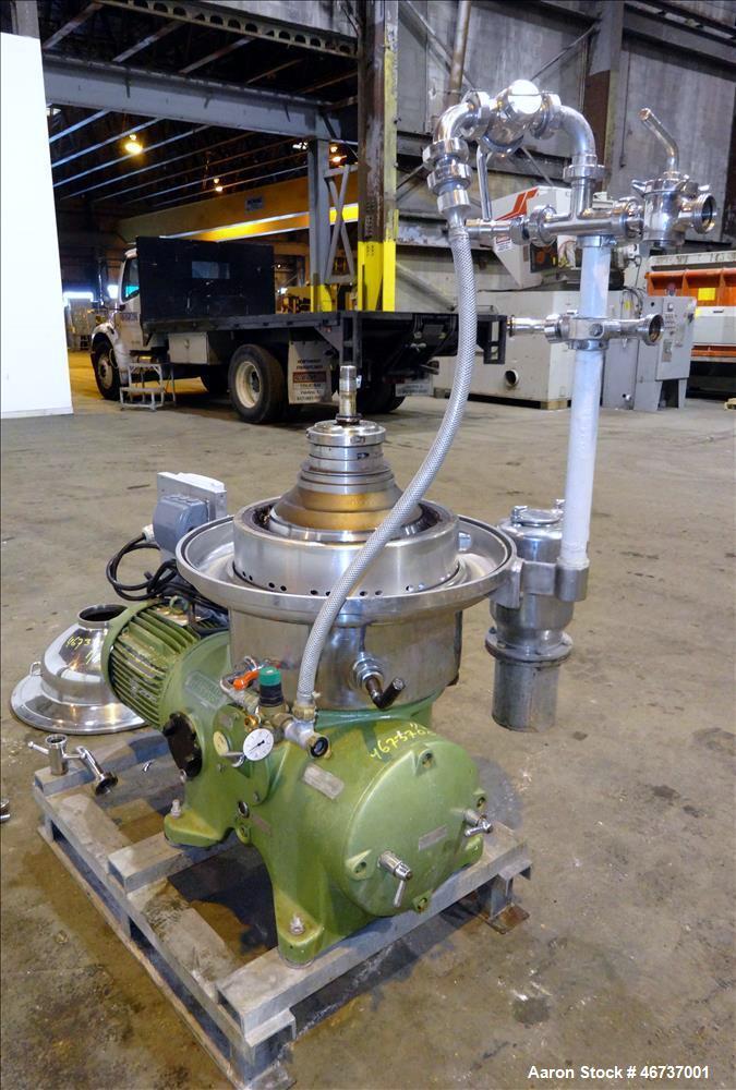 Used Westfalia SA-20-03-076 Desludger Disc Centrifuge