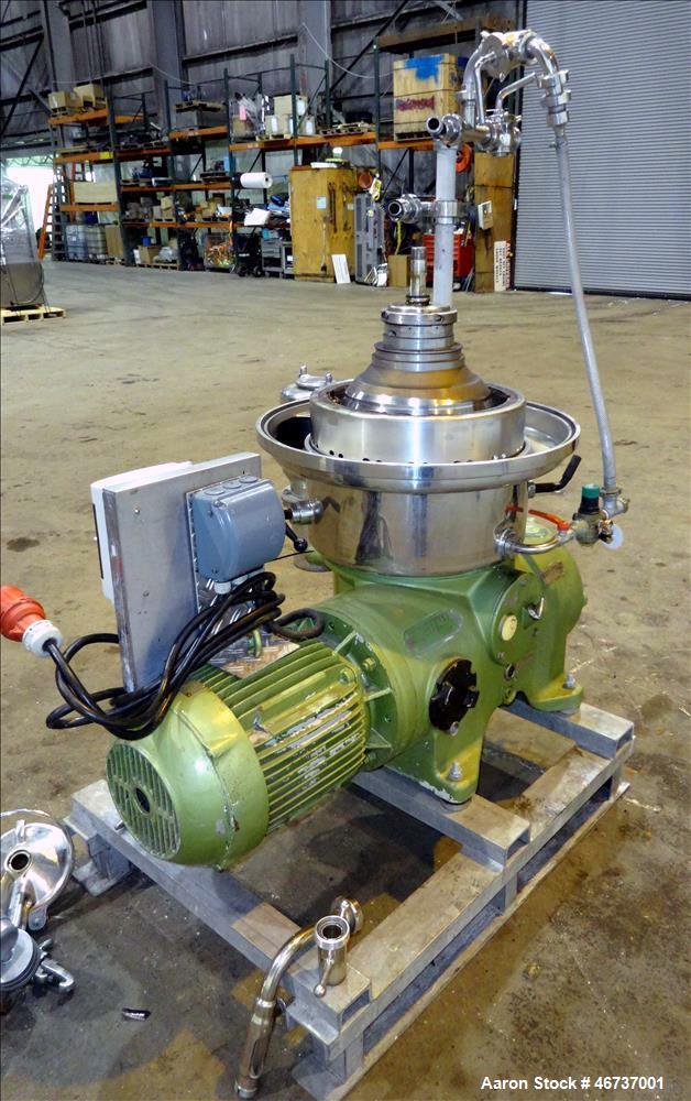 Used Westfalia SA-20-03-076 Desludger Disc Centrifuge