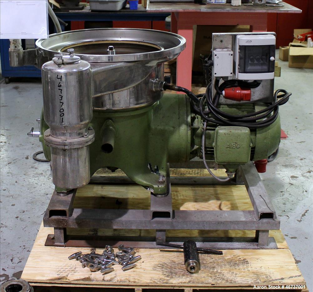 Used Westfalia SA-20-03-076 Desludger Disc Centrifuge