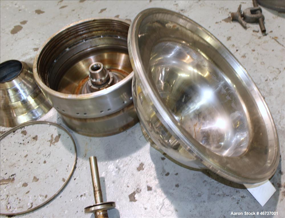 Used Westfalia SA-20-03-076 Desludger Disc Centrifuge