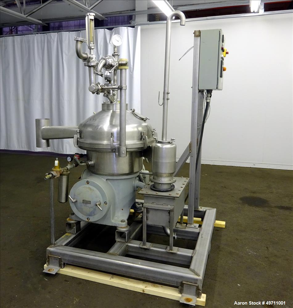Used Westfalia SA-20-03-076 Desludger Disc Centrifuge.