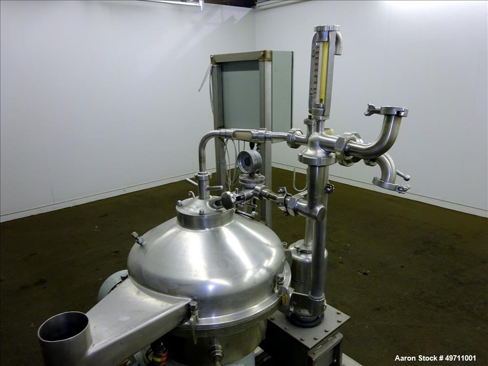Used Westfalia SA-20-03-076 Desludger Disc Centrifuge.