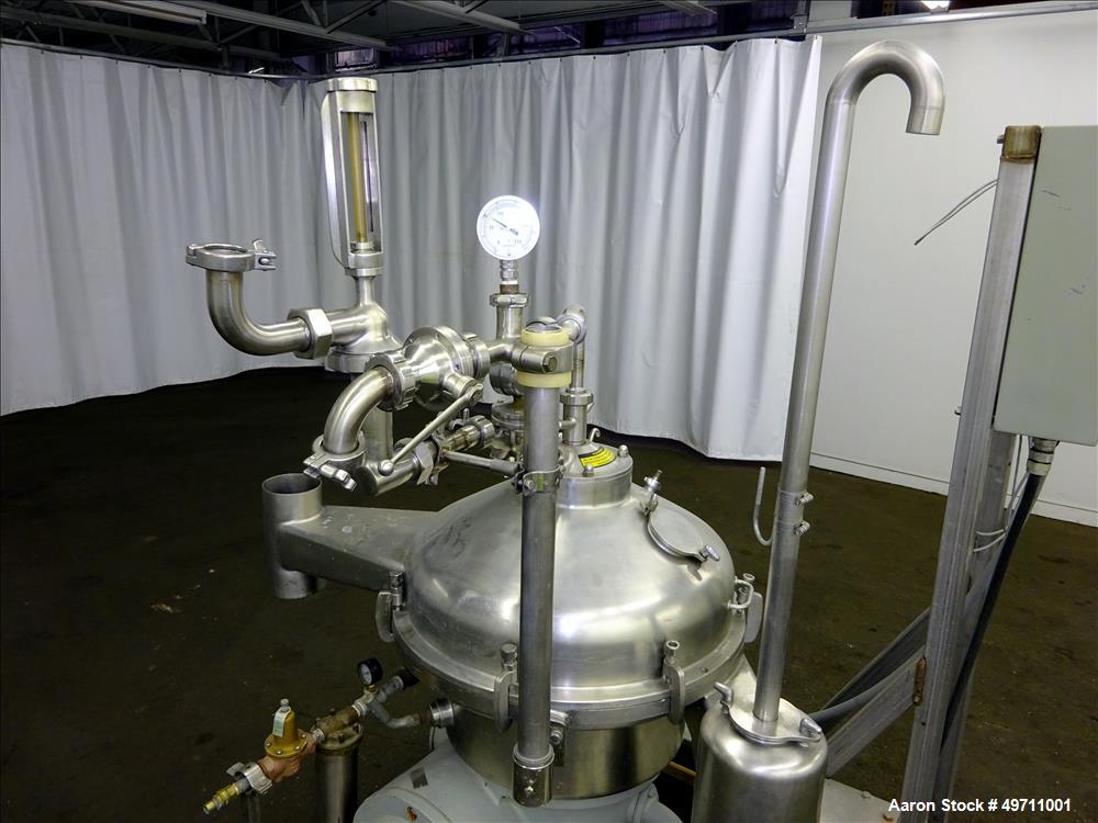 Used Westfalia SA-20-03-076 Desludger Disc Centrifuge.