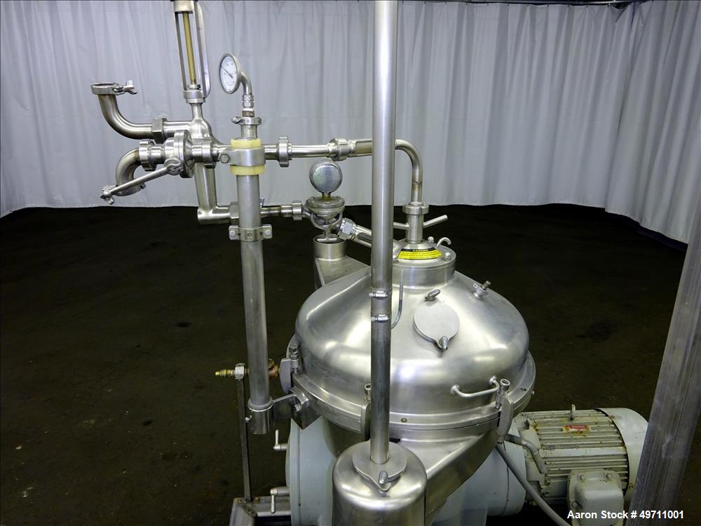 Used Westfalia SA-20-03-076 Desludger Disc Centrifuge.