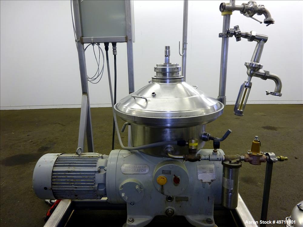 Used- Westfalia SA-20-03-076 Desludger Disc Centrifuge.