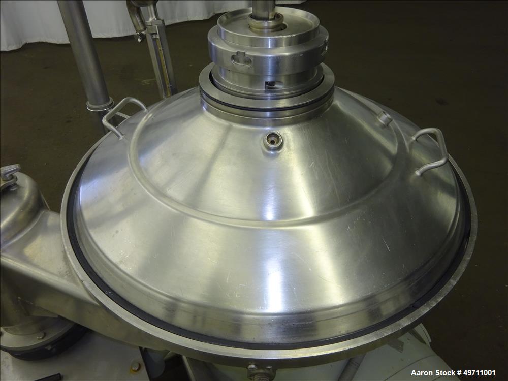 Used- Westfalia SA-20-03-076 Desludger Disc Centrifuge.