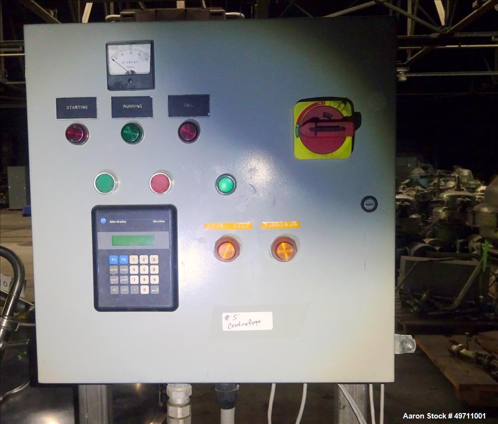 Used Westfalia SA-20-03-076 Desludger Disc Centrifuge.