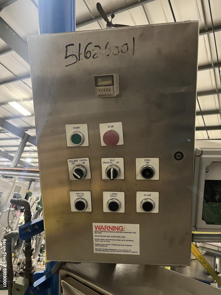 Westfalia SA-20-06-576 Desludging Disc Centrifuge