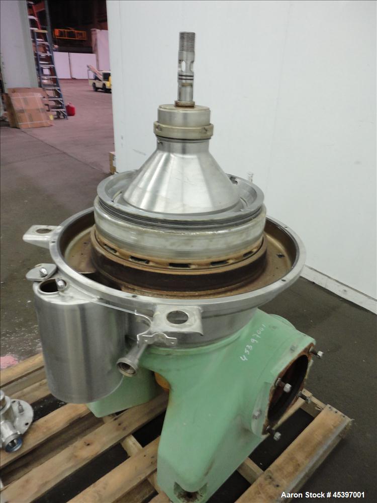 Used- Westfalia SA-35-06-076 Desludger Disc Centrifuge