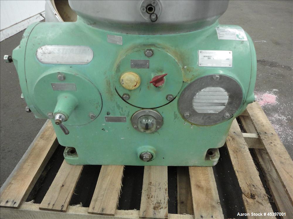 Used- Westfalia SA-35-06-076 Desludger Disc Centrifuge