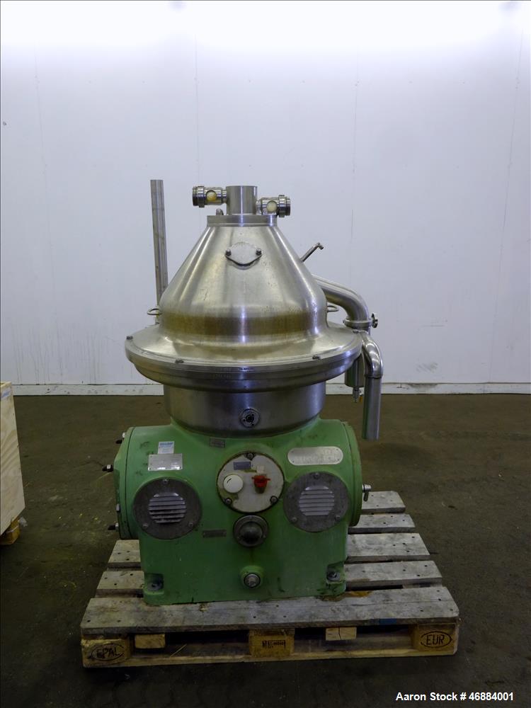 Used- Westfalia SA-35-06-076 Desludger Disc Centrifuge