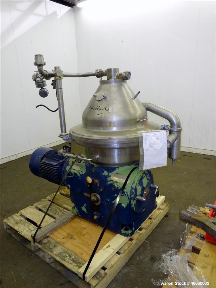 Used Westfalia SA-35-33-576 Desludger Disc Centrifuge.