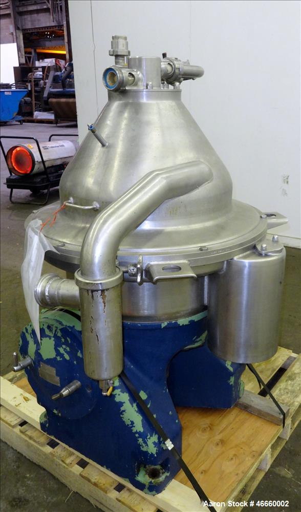 Used Westfalia SA-35-33-576 Desludger Disc Centrifuge.