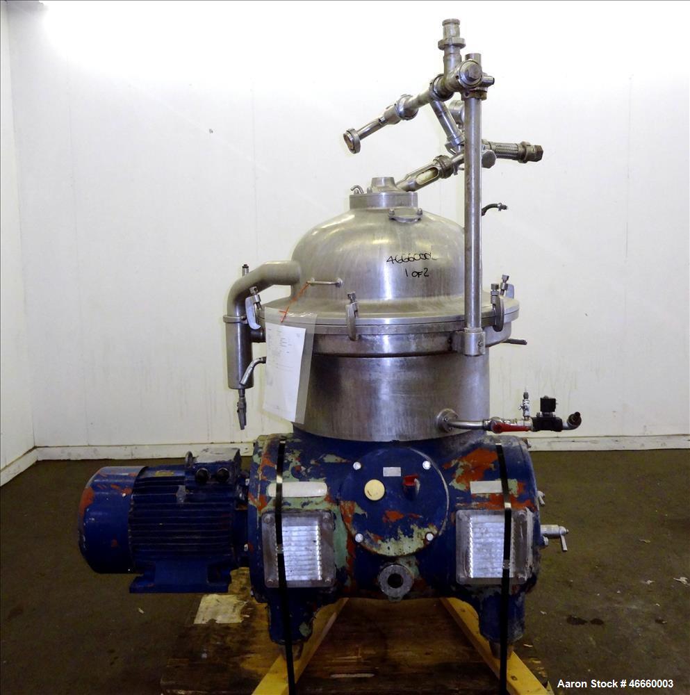 Used Westfalia SA-40-03-076 Disc Centrifuge.