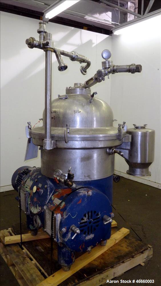 Used Westfalia SA-40-03-076 Disc Centrifuge.