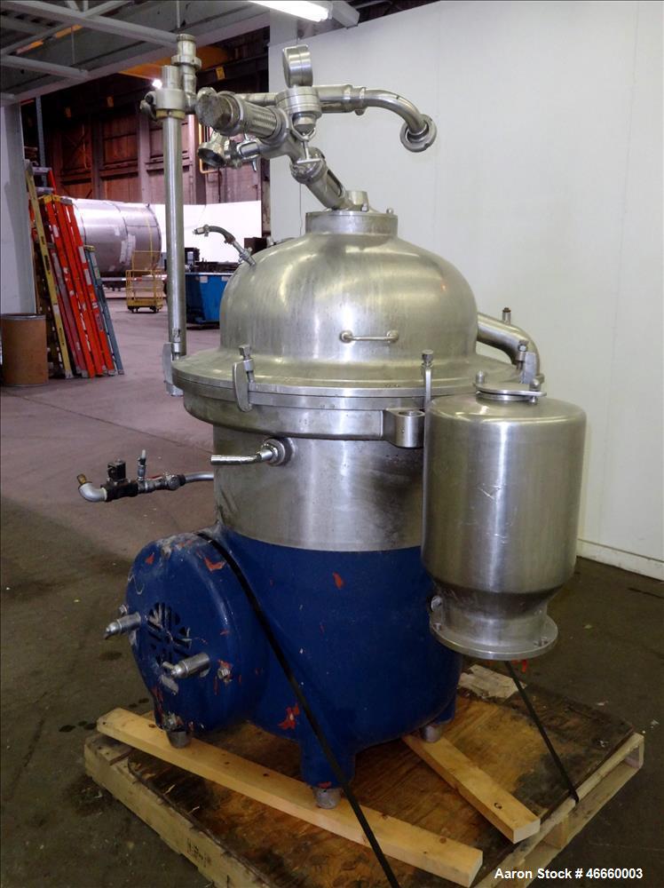 Used Westfalia SA-40-03-076 Disc Centrifuge.