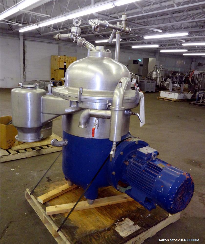 Used Westfalia SA-40-03-076 Disc Centrifuge.