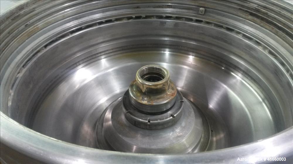 Used Westfalia SA-40-03-076 Disc Centrifuge.
