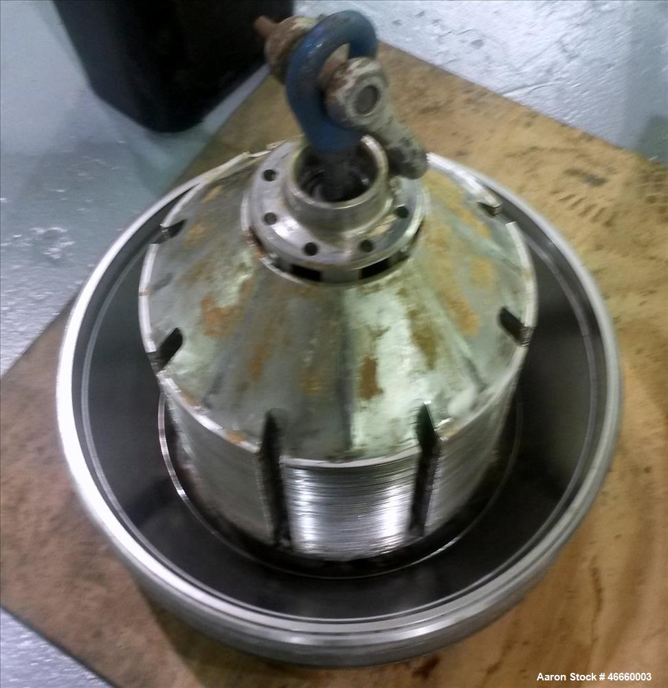 Used Westfalia SA-40-03-076 Disc Centrifuge.
