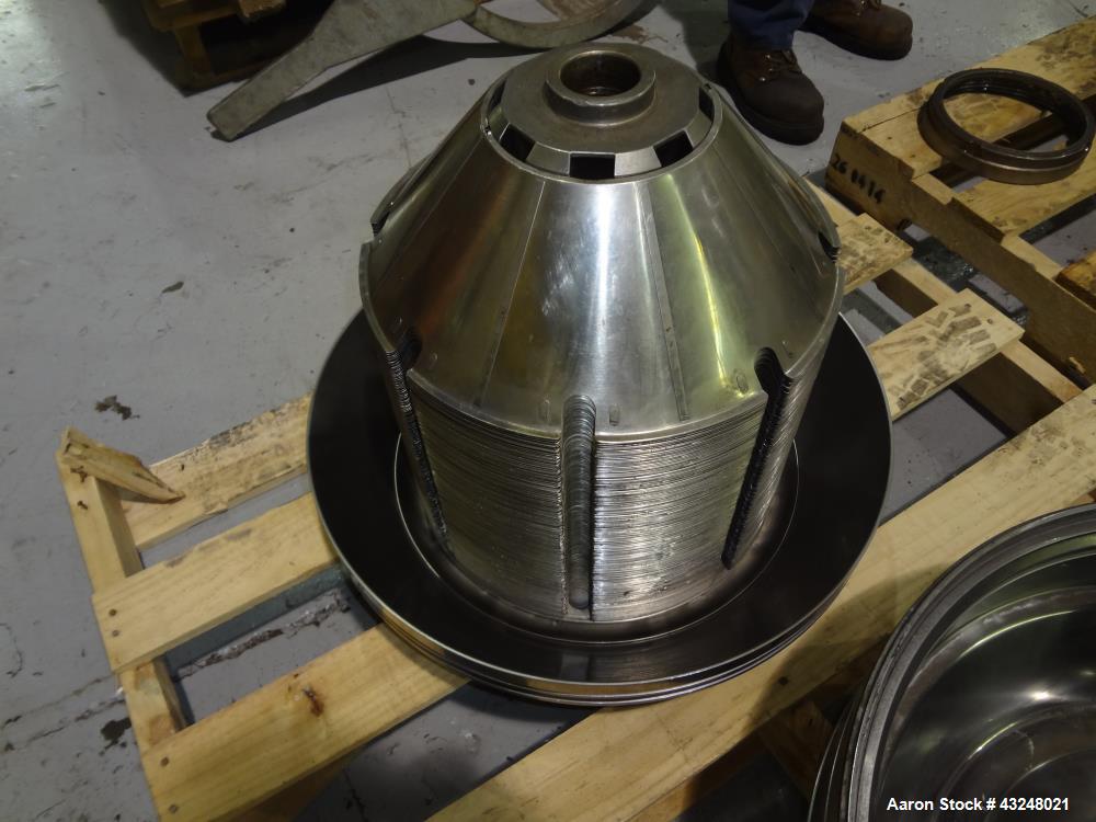 Used Stainless Steel Westfalia Desludger Disc Centrifuge, SA-40-06-076 