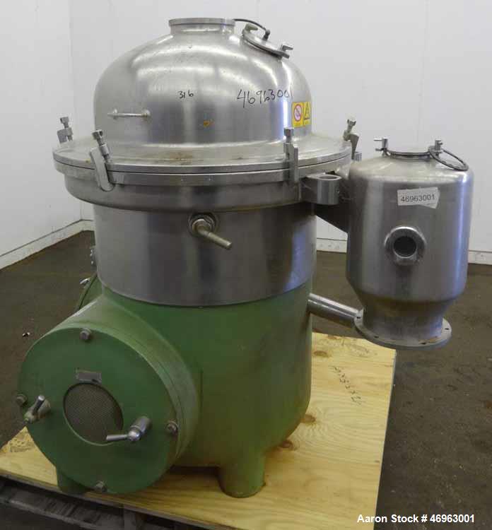 Used Westfalia SA-40-06-076 Disc Centrifuge