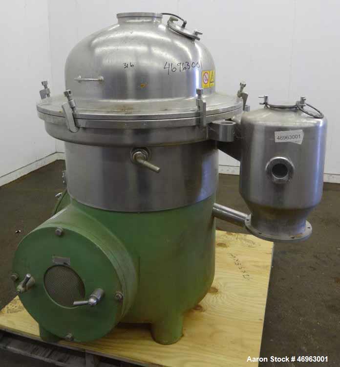 Used- Westfalia SA-40-06-076 Disc Centrifuge