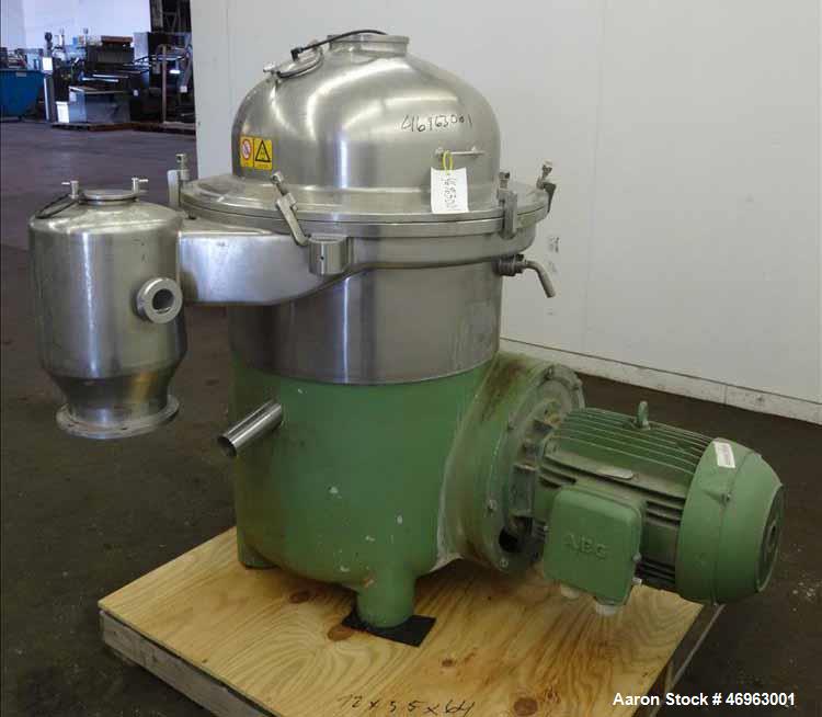 Used Westfalia SA-40-06-076 Disc Centrifuge