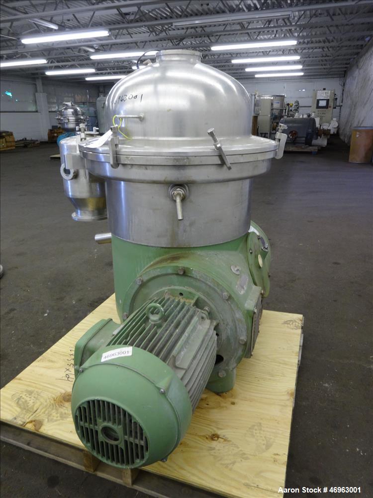Used Westfalia SA-40-06-076 Disc Centrifuge