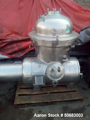 Used- Westfalia SA-40-06-076 Disc Centrifuge