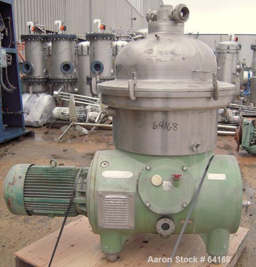 Used Westfalia Desludger Disc Centrifuge Frame Assembly, SA-45-06-076 