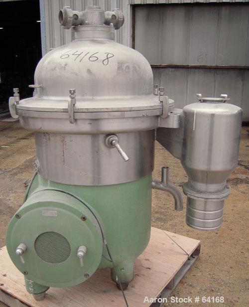 Used Westfalia Desludger Disc Centrifuge Frame Assembly, SA-45-06-076 