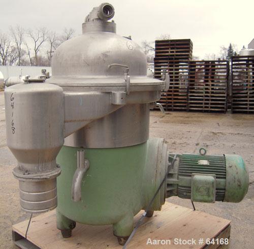 Used Westfalia Desludger Disc Centrifuge Frame Assembly, SA-45-06-076 