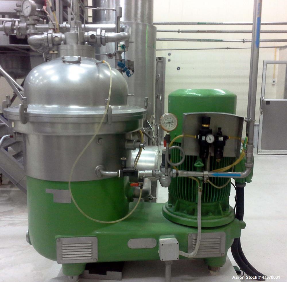 Used Complete Westfalia SA-45-36-177 Disc Centrifuge