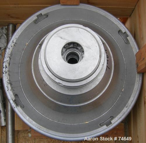 USED: Westfalia SA-45-36-177 desludger disc centrifuge bowl assembly.