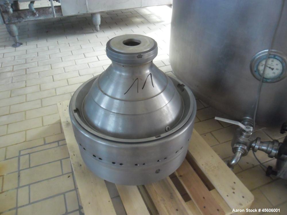 Used Stainless Steel Westfalia Desludger Disc Centrifuge, SA-60-06-076  