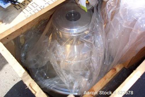 USED: Westfalia SA-60-06-177 desludger disc centrifuge. 316 stainless steel construction on product contact areas, max bowl ...