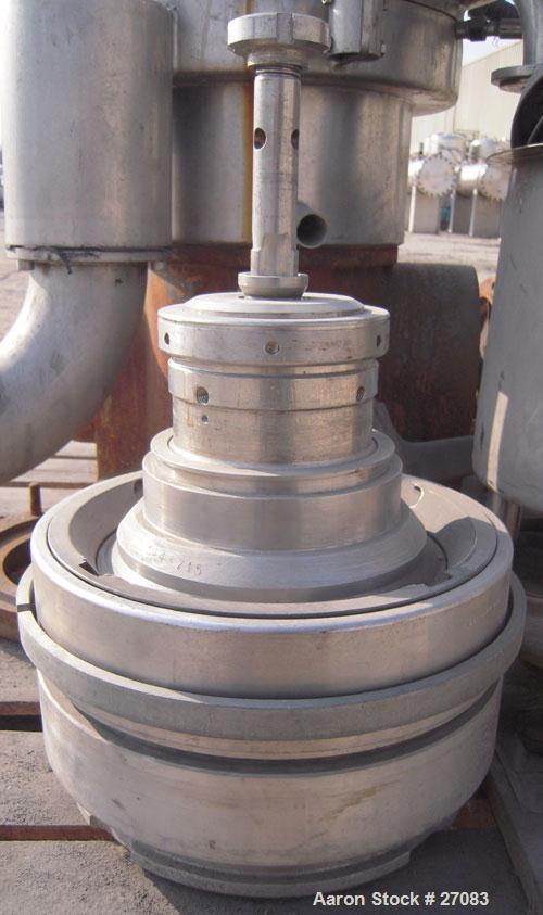 Used Stainless Steel Westfalia Self-Thinking Separator/Desludger Centrifuge, SA