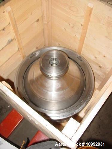 Used- Stainless Steel Westfalia Desludger Disc Centrifuge Bowl Assembly, SA-80-0