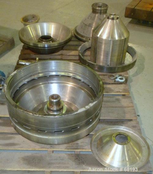 Used Stainless Steel Westfalia Desludger Disc Centrifuge, SA-82-06-177