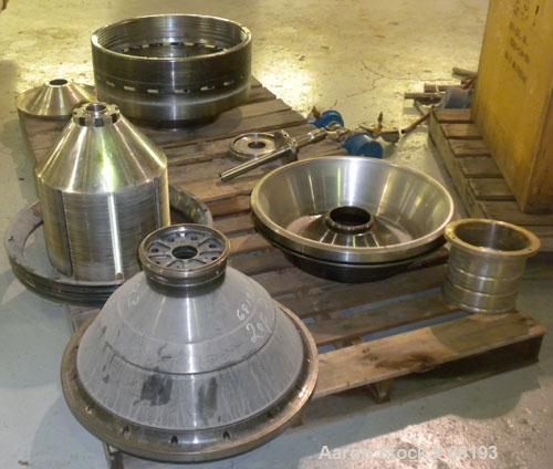 Used Stainless Steel Westfalia Desludger Disc Centrifuge, SA-82-06-177