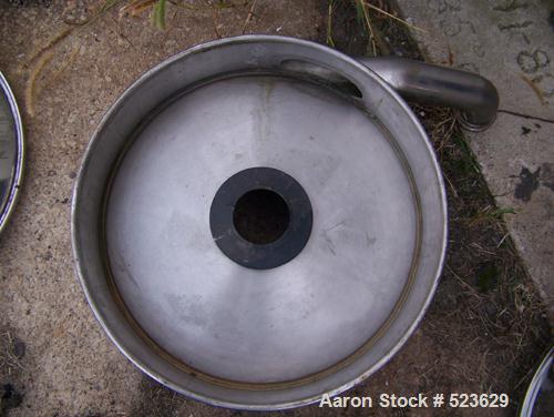 USED: Westfalia SA00M-5016 disc centrifuge, stainless steel. 3 way separator design. Max bowl speed 6500 rpm, 15 hp drive motor.