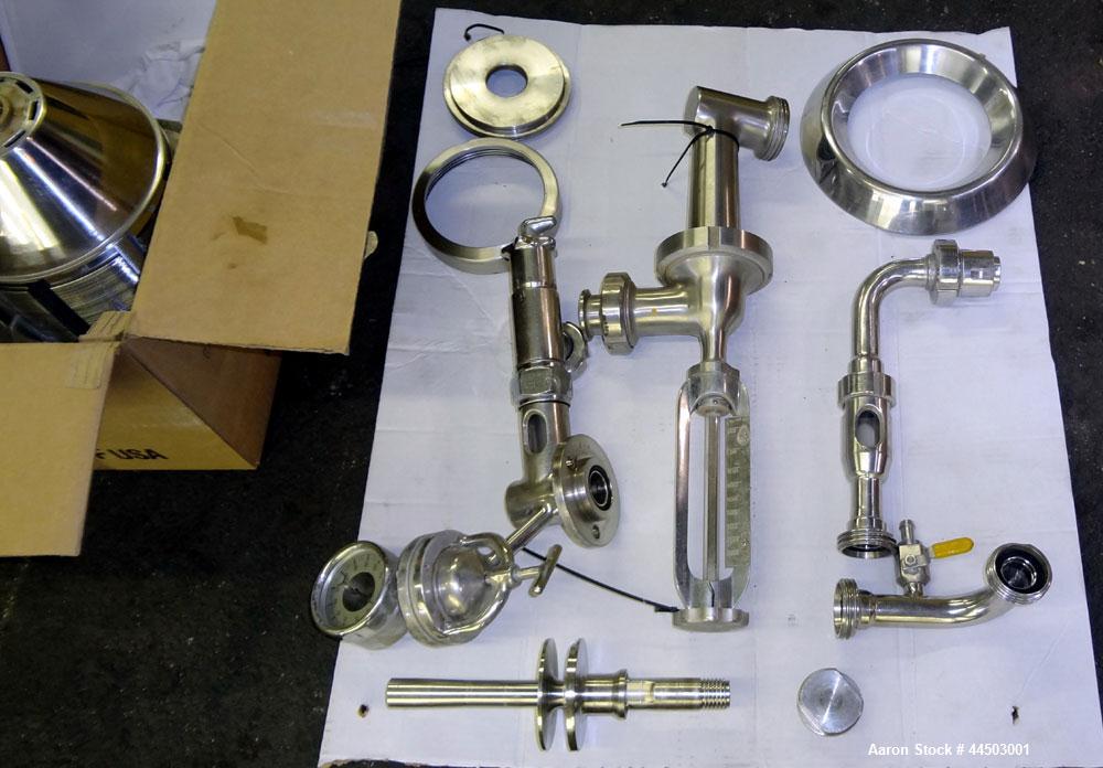 Used Westfalia SA14-06-076 Desludger Disc Centrifuge. 329 Stainless steel construction on product contact areas. Maximum bowl speed 7560 rpm, clarifier design (liquid/solids separation), centripetal ...