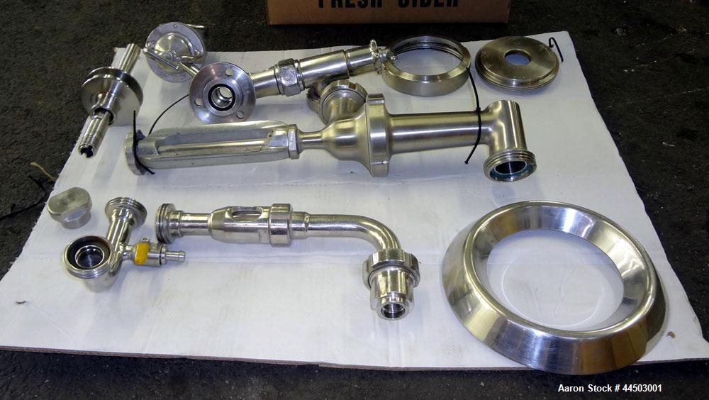 Used Westfalia SA14-06-076 Desludger Disc Centrifuge. 329 Stainless steel construction on product contact areas. Maximum bowl speed 7560 rpm, clarifier design (liquid/solids separation), centripetal ...