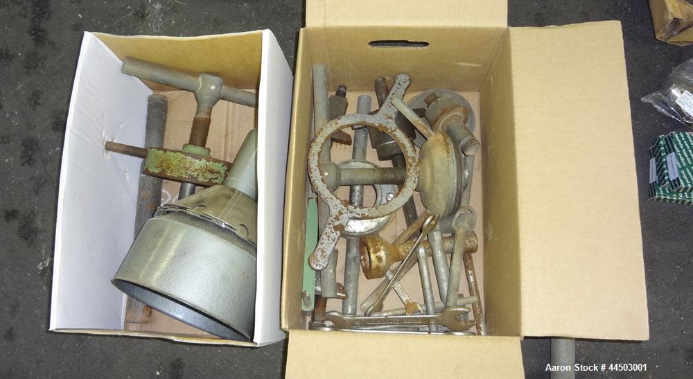 Used Westfalia SA14-06-076 Desludger Disc Centrifuge. 329 Stainless steel construction on product contact areas. Maximum bowl speed 7560 rpm, clarifier design (liquid/solids separation), centripetal ...