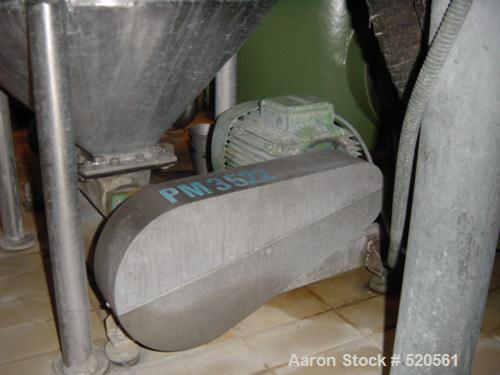 USED: Westfalia centrifuge, type SA160-06-177. Material ofconstruction is stainless steel on product contact parts. Maxbowl speed 3300 rpm by a 187.5 hp/125 kw, 380 volt/50 cycle/3 phbelt driven XP m...